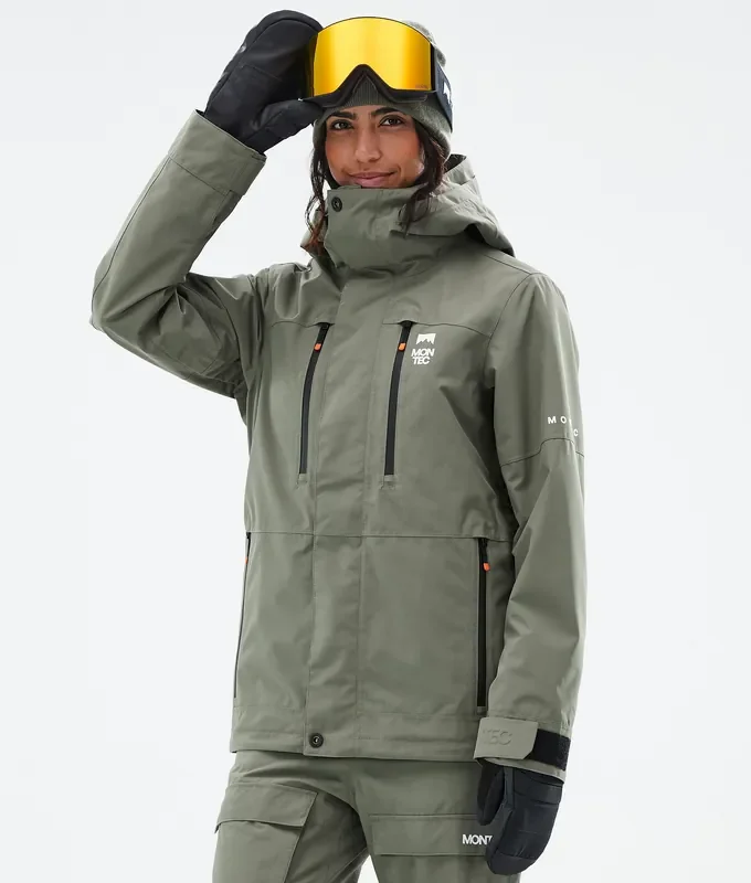 Certifié Montec Fawk W Veste Snowboard Femme Greenish