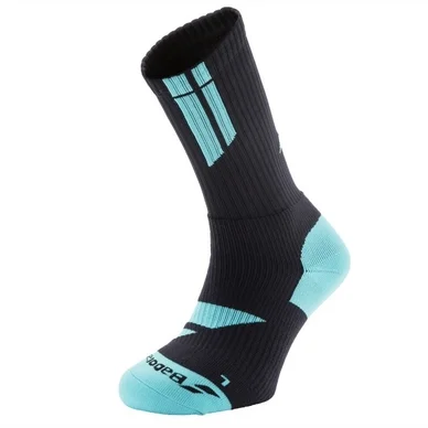 Chaussettes de Tennis Babolat Team Big Logo Black Blue