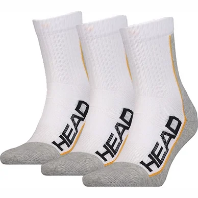 Chaussettes de Tennis HEAD Men Performance White Grey