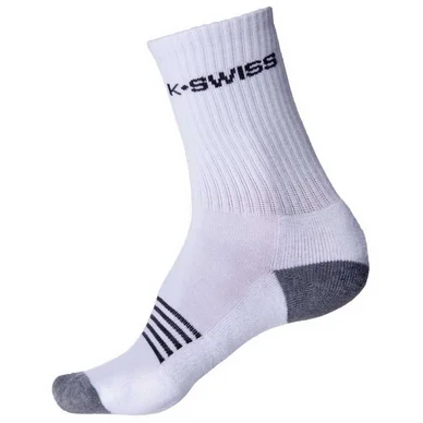 Chaussettes de Tennis K Swiss Men Crew White (3 paires)