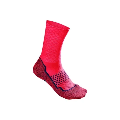 Chaussettes de Tennis Wilson Women Amplifeel Crew Sock Fiery Coral Evening Blue (1 paire)