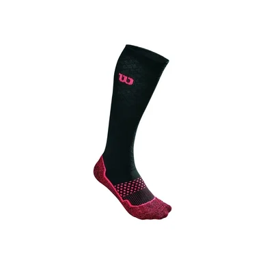Chaussettes de Tennis Wilson Women Amplifeel Knee Sock Evening Blue Fiery Coral (1 paire)