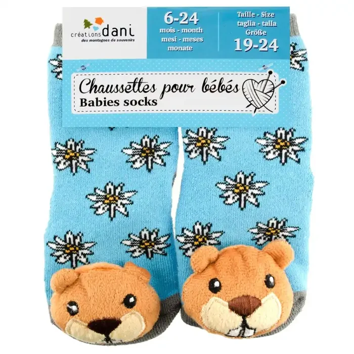 Chaussettes Marmotte Dani Creations Livraison Mondiale