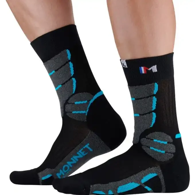 Chaussettes Monnet Jarrette Trek Expert Bleu Gros Lot