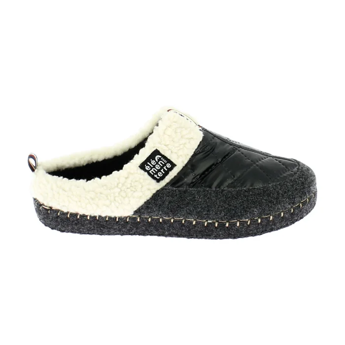 Chaussons feutre matelassu00e9 femme u00c9lu00e9menterre Oniealaise [Taille 36]