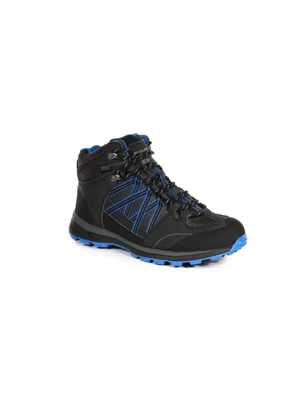 Chaussure de Montagne Homme Regatta Samaris II Mid Ash / Oxford Blue Quantité Limitée