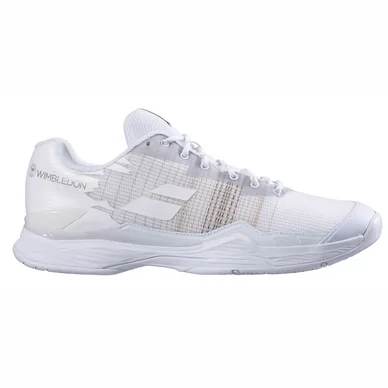Chaussure de Tennis Babolat Men Jet Mach I All Court Wim White White