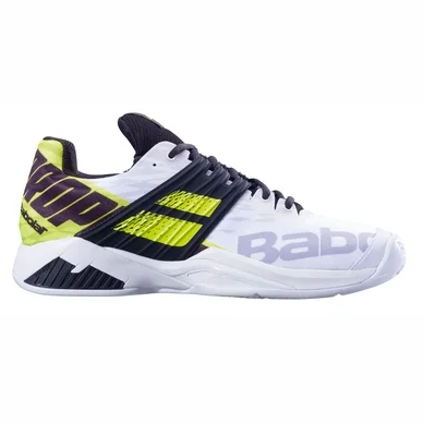 Chaussure de Tennis Babolat Men Propulse Fury Clay White Fluo Aero