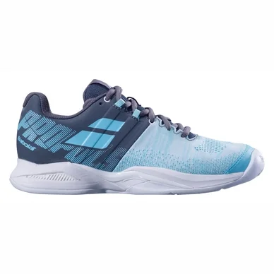 Chaussure de Tennis Babolat Women Propulse Blast Clay Grey Blue Radiance