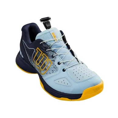 Chaussure de Tennis Junior Kaos QL Bleu Or Fusion
