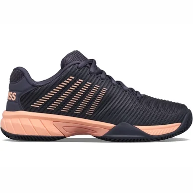 Chaussure de Tennis K Swiss Junior Hypercourt Express HB Graystone Peach Necta