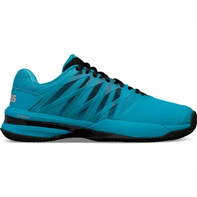 Chaussure de Tennis K-Swiss Men Ultrashot 2 HB Algiers Blue Black Soft Neon Orange