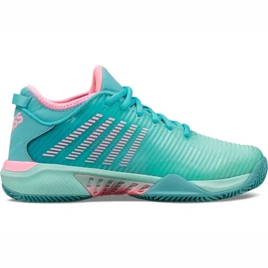 Chaussure de Tennis K-Swiss Women Hypercourt Supreme HB Blue Pink