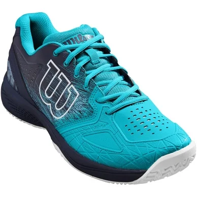 Chaussure de Tennis Wilson Homme Kaos Comp 2.0 Bleu Turquoise Blanc