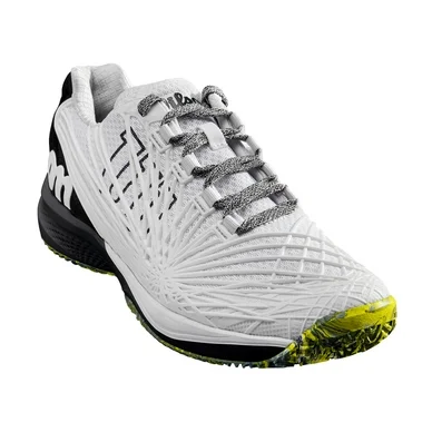 Chaussure de Tennis Wilson Men Kaos 2.0 White Black Safety Yellow