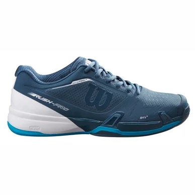 Chaussure de Tennis Wilson Men Rush Pro 2.5 2021 Clay Majolica Blue White Barrier Reef