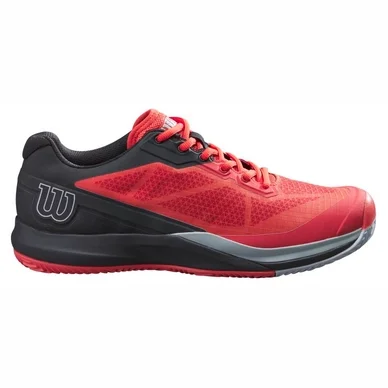 Chaussure de Tennis Wilson Men Rush Pro 3.5 Clay Infrared Black Pearl Blue