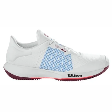 Chaussure de Tennis Wilson Women Kaos Swift White Chambray Blue Fig