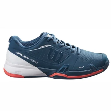 Chaussure de Tennis Wilson Women Rush Pro 2.5 2021 Majolica Blue White Hot Coral