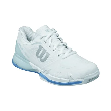 Chaussure de Tennis Wilson Women Rush Pro 2.5 Clay White Pearl Blue Stonewash