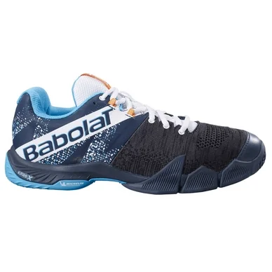 Chaussures de Padel Babolat Men Movea Grey Scuba Blue