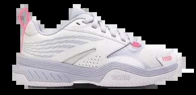 Chaussures de Padel K-Swiss Women Speedex Padel White Arctic Ice Neon Pink