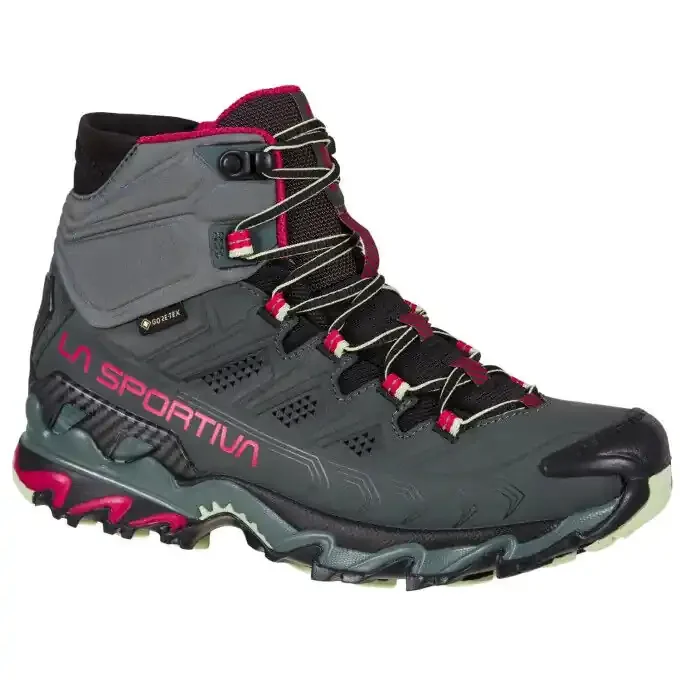 Chaussures de randonnée La Sportiva ULTRA RAPTOR II MID LEATHER WIDE WOMAN GTX Charcoal / Cerise Super Prix