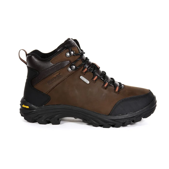 Chaussures de randonnu00e9e en cuir impermu00e9able Regatta Burrell [Taille 43]