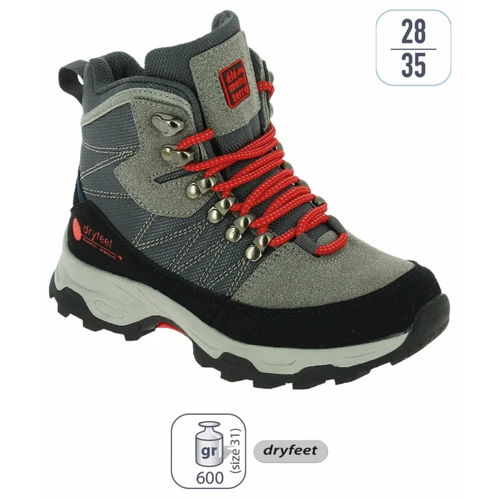 Chaussures de randonnu00e9e enfant tige haute u00c9lu00e9menterre Tenakee [Taille 28]