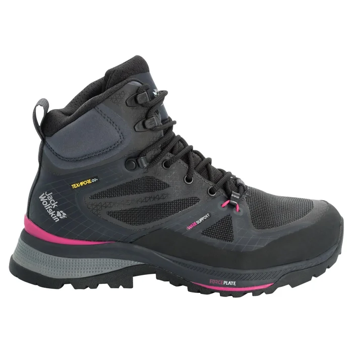 Chaussures de randonnu00e9e femme Jack Wolfskin Force Trekker Texaporeid Mid [Taille 35,5]