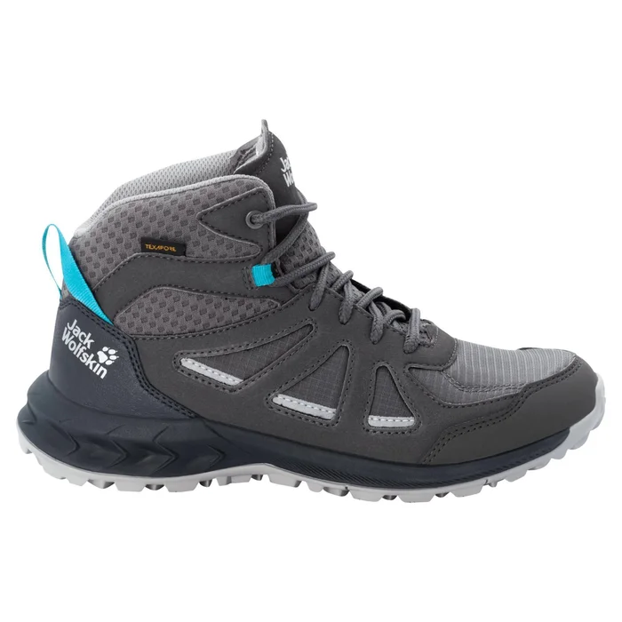 Chaussures de randonnu00e9e femme Jack Wolfskin Woodland 2 Texaporeid Mid [Taille 35,5]