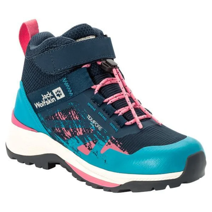 Chaussures de randonnu00e9e mi-haut enfant Jack Wolfskin Vili Hiker Texapore [Taille 31]