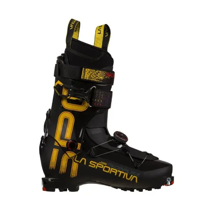 Chaussures de ski La Sportiva SKORPIUS CR II Black/Yellow Fait Main
