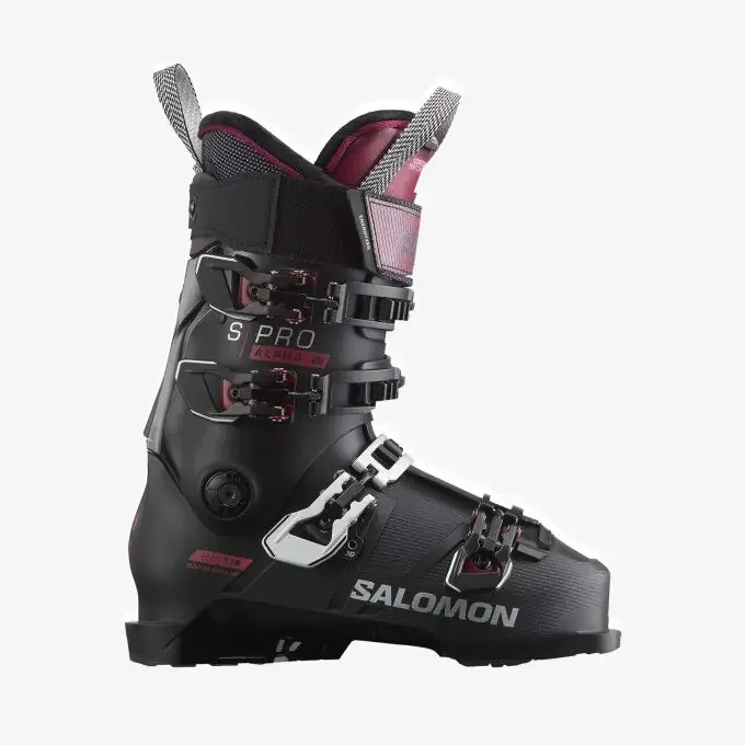Chaussures de ski Salomon S/PRO ALPHA 110 W EL Black/Cordovan/Silver Super Prix