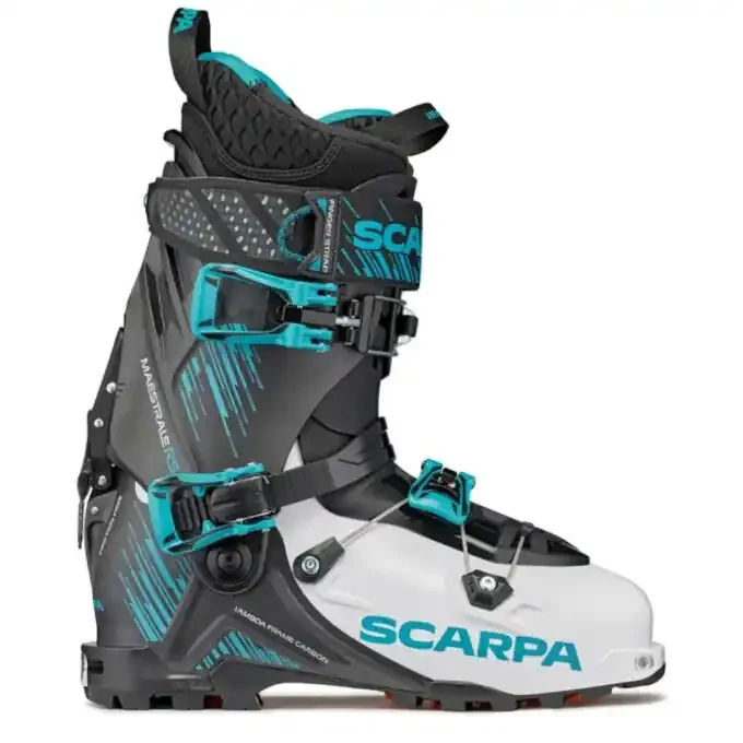 Chaussures de ski Scarpa MAESTRALE RS White / Black / Azure Fait Main