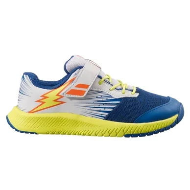 Chaussures de Tennis Babolat Kids Pulsion AC Kid Dark Blue Sulphur Spring