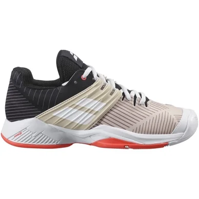 Chaussures de Tennis Babolat Women Propulse Fury AC Black Beige