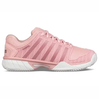 Chaussures de Tennis K Swiss Junior Hypercourt EXP HB Coral Blush White