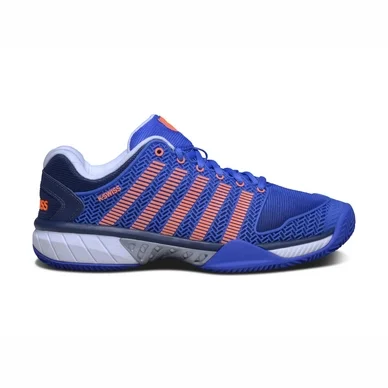 Chaussures de Tennis K Swiss Men Hypercourt Exp Hb Electric Blue Dress Blues Safety Orange