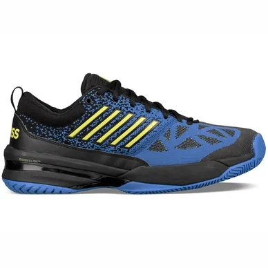 Chaussures de tennis K Swiss Men Knitshot Black Strong Blue Neon Citron