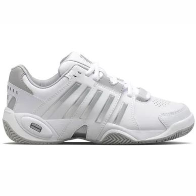Chaussures de Tennis K Swiss Women Accomplish IV White Vapor Blue Silver