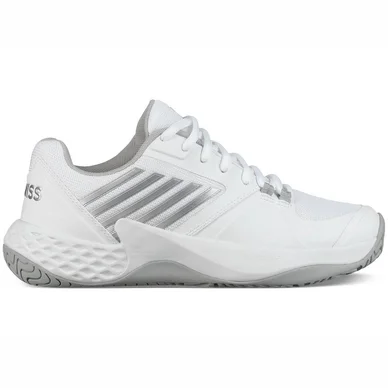 Chaussures de Tennis K Swiss Women Aero Court Omni White High Rise Silver