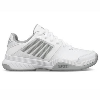 Chaussures de Tennis K-Swiss Women Court Express HB White Highrise Silver