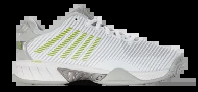Chaussures de Tennis K-Swiss Women Hypercourt Express 2 White Gray Violet Lime Green