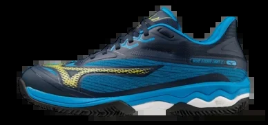Chaussures de Tennis Mizuno Homme Wave Exceed Light 2 CC DrsBlue/Blt2Neon/Closine