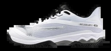 Chaussures de Tennis Mizuno Homme Wave Exceed Light 2 CC White Metallic Gray Black