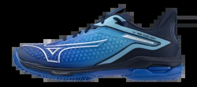 Chaussures de Tennis Mizuno Homme Wave Exceed Tour 6 CC Mugen Blue White Dress Blues