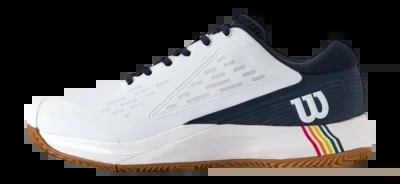Chaussures de Tennis Wilson Homme Rush Pro Ace Clay RG White/ Navy Blazer / Gum