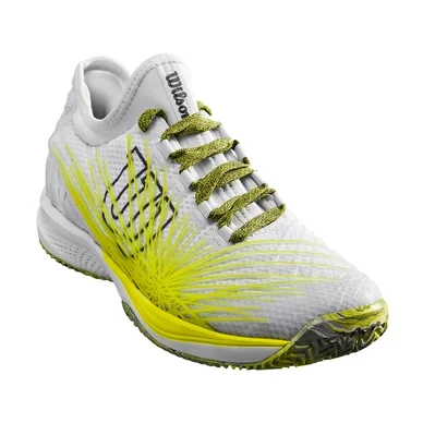 Chaussures de Tennis Wilson Men Kaos 2.0 Soft White Safety Yellow Ebony
