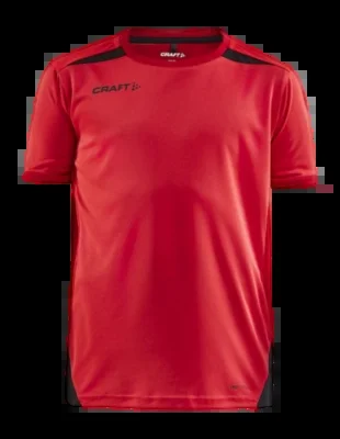 Chemise de Tennis Craft Enfant Pro Control Impact Bright Red Black